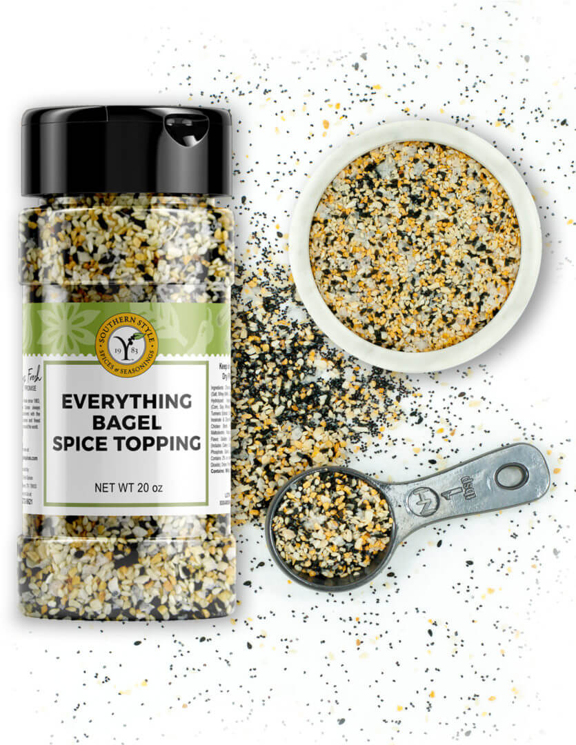 bottle, bowl and spoon of spices